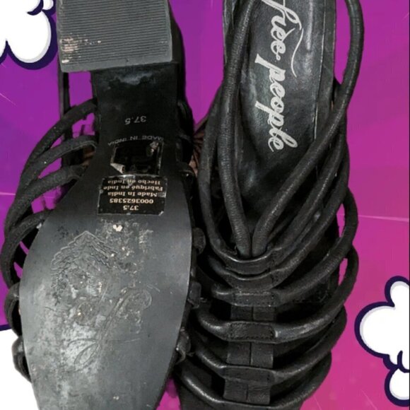 Free People "Colette" sandal size 37.5/7.5 U. S. - Picture 1 of 10